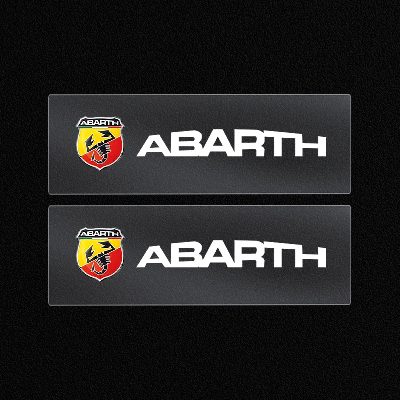3D Metal Car Interior Dekoration Stickers Badges Auto Styling Decals For Abbas Abarth Punto 124/125/500 Stilo Ducato Car