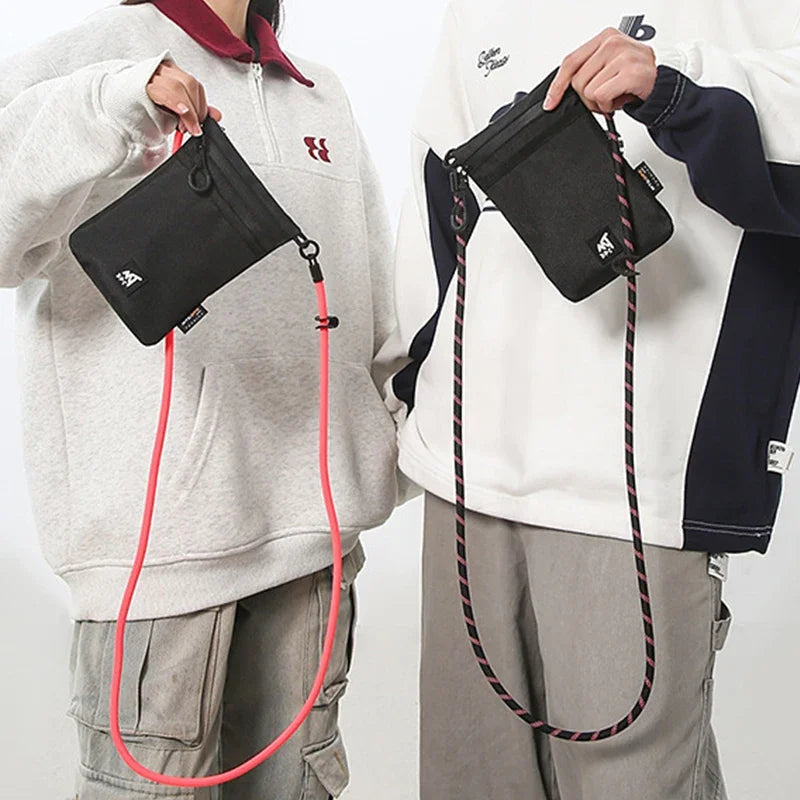 Original Design Nylon Messenger Bag Unisex Waterproof Crossbody Shoulder Bag for Men Women Urban Streetwear Travel Phone Storage