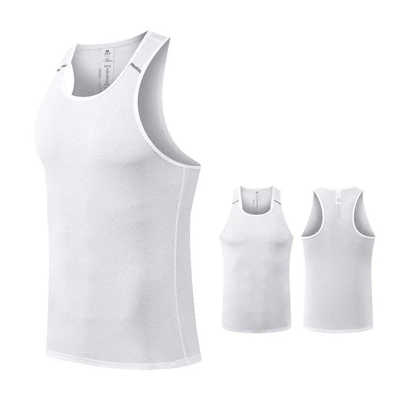 Men Sportswear Man Gym Fitness Vest Male Sportwear Sleeveless T-shirt Athletics Running Clothing Hiking Vests Men's Tracksuit - The world bestselling 