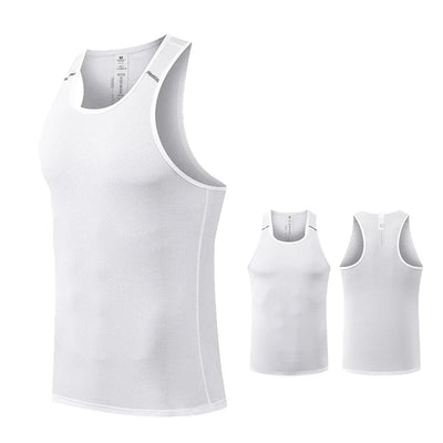 Men Sportswear Man Gym Fitness Vest Male Sportwear Sleeveless T-shirt Athletics Running Clothing Hiking Vests Men's Tracksuit - The world bestselling 
