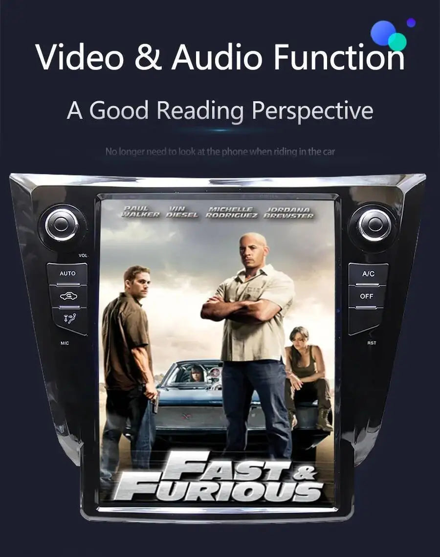 DSP Carplay Vertical Screen For Nissan X-Trail Xtrail X Trail T32 Qashqai J11 2012 - 2025 Navi 12.1" Android 15 Car Radio Stereo