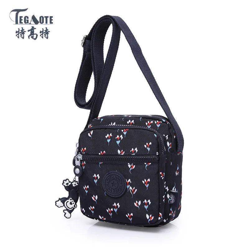TEGAOTE High Quality Waterproof Men Women Shoulder Messenger Bag Cross Body Phone Purse Lightweight Blue Black Red Purple