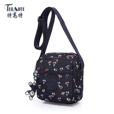 TEGAOTE High Quality Waterproof Men Women Shoulder Messenger Bag Cross Body Phone Purse Lightweight Blue Black Red Purple