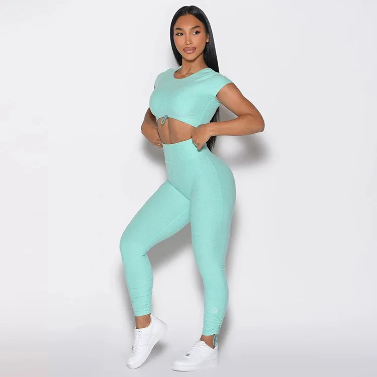 Sport Yoga Clothes Sets Women's Tracksuit Athletic Wear Fitness Suit Gym Workout Push Up Clothes Sports Bra Leggings Suit - The world bestselling 