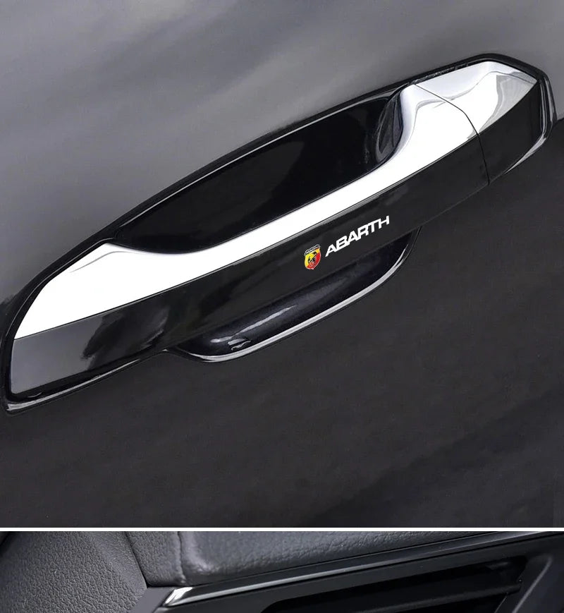 3D Metal Car Interior Dekoration Stickers Badges Auto Styling Decals For Abbas Abarth Punto 124/125/500 Stilo Ducato Car
