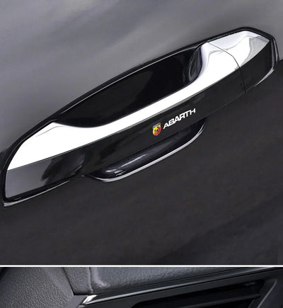 3D Metal Car Interior Dekoration Stickers Badges Auto Styling Decals For Abbas Abarth Punto 124/125/500 Stilo Ducato Car
