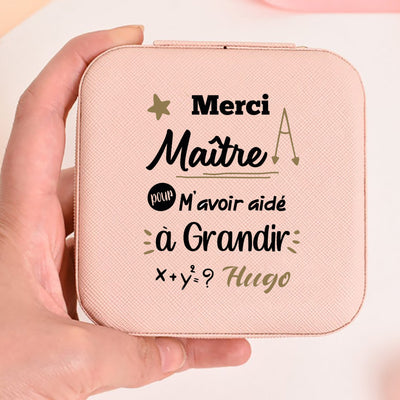 Thank You Mistress for This Great Year Jewelry Organizer Teacher's Day Gift for Her Garland Alphabet Jewelry Box Thanks teacher