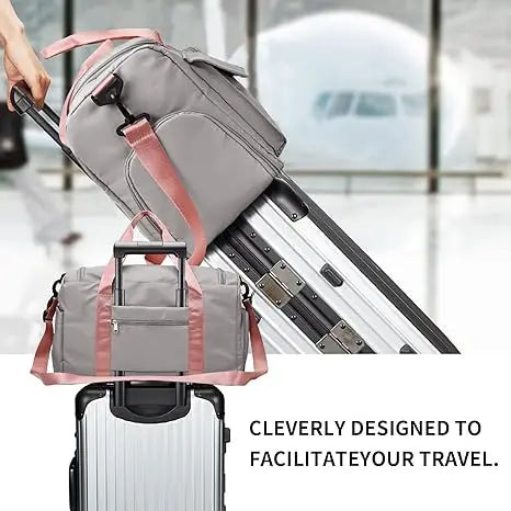 Disney Stitch Carry on Travel Bag Oxford Waterproof Sport Gym Tote Bags Large Capacity Weekender Duffle Luggage Portable Storage