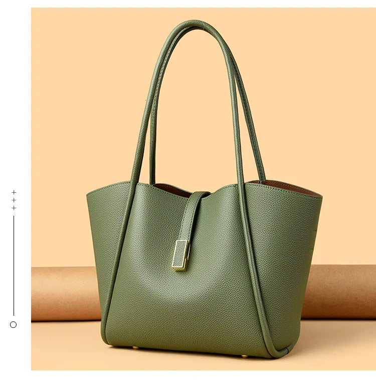 High Quality Soft Leather Shoulder Crossbody Bags For Women Large Capacity Luxury Bag Brand Designer Casual Handbag Sac A Main