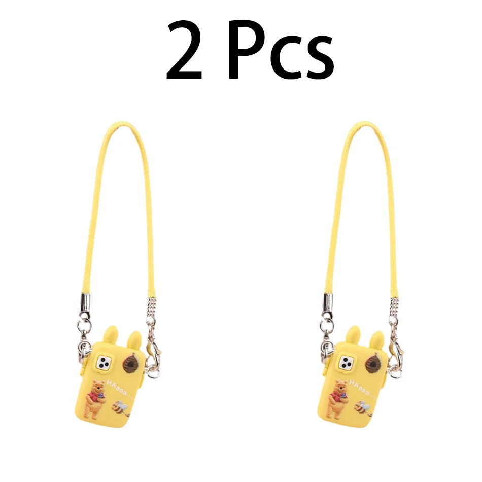 For Labubu Accessories For Crybaby Accessories Cartoon style camera phone Bag Plush Doll Accessories