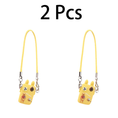 For Labubu Accessories For Crybaby Accessories Cartoon style camera phone Bag Plush Doll Accessories