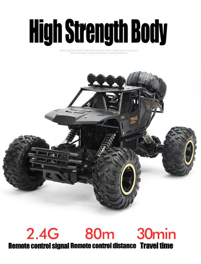 New 4WD RC Car 1:12 Off Road 4x4 Remote Control Cars Radio Buggy Truck Racing Drift with Led Lights Toys Gift for Children Adult