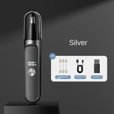 Nose Hair Trimmer Facial Hair Trimmer Beard Hair Trimmer Rechargeable Male Female Electric Nose Hair Trimmer USB Charging Mode