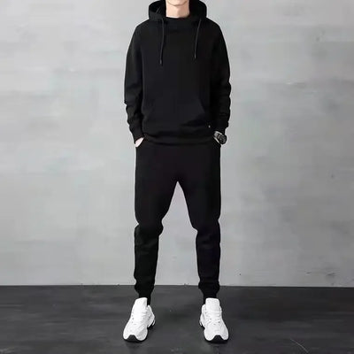 Men's clothing, sporty casual set, for spring and autumn 2025, new style, long-sleeved top and pants, two-piece set, matching - The world bestselling 