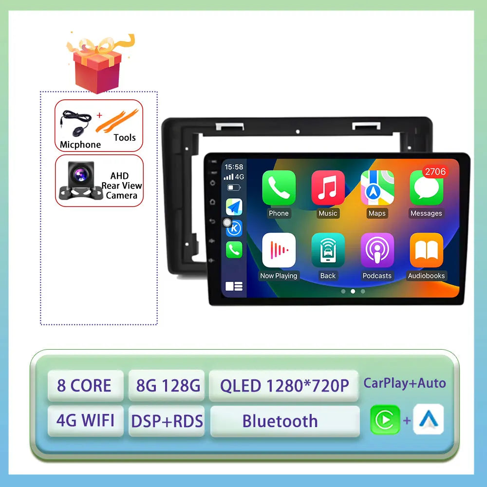 Android Auto Carplay For Citroen C2 C3 2001 2003 - 2010 Car Radio Multimedia Video Player WiFi GPS Navigation DSP Stereo