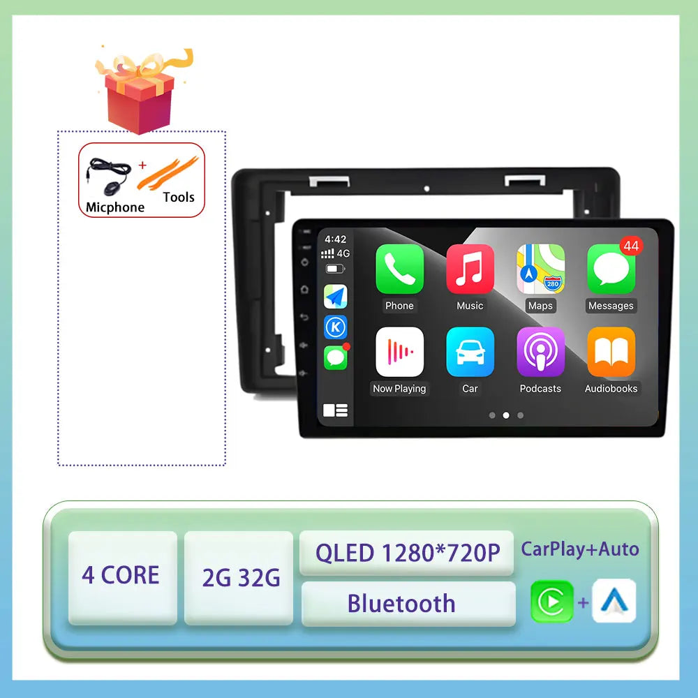 Android Auto Carplay For Citroen C2 C3 2001 2003 - 2010 Car Radio Multimedia Video Player WiFi GPS Navigation DSP Stereo