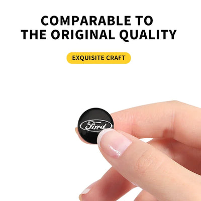 New Car Remote Control Emblem Logo Key Sticker For Ford Raptor Fiesta Focus 2 3 4 Mondeo Ecosport Mustang Fusion Accessories