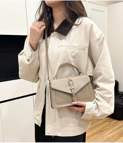 Top-Tier Ladies Hand Bags Crafted From Line-Printed Leather Boasting Trendy Lasting Lightweight Vintage Daily Style