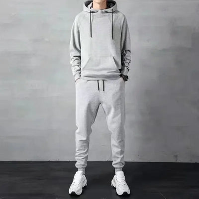 Men's clothing, sporty casual set, for spring and autumn 2025, new style, long-sleeved top and pants, two-piece set, matching - The world bestselling 
