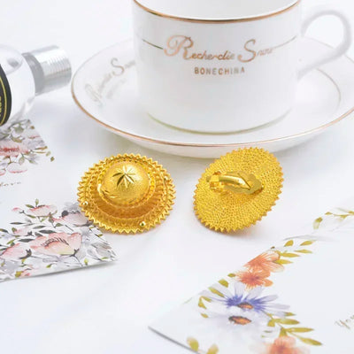 Shamty Hot Ethiopian Bridal Jewelry Sets African Nigeria Sudan Eritrea Kenya Pure Gold Color Habasha Style Wedding Sets D30019