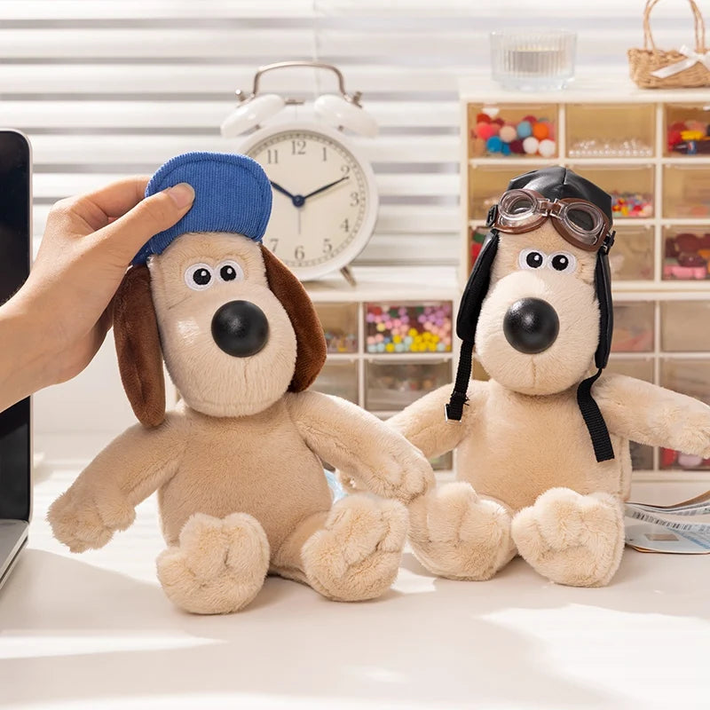 Original Wallace and Gromit Plush Toys Anime Cute Puppy Stuffed Dolls Kawaii Home Decor Birthday Gift Bag Pendant Key Chain