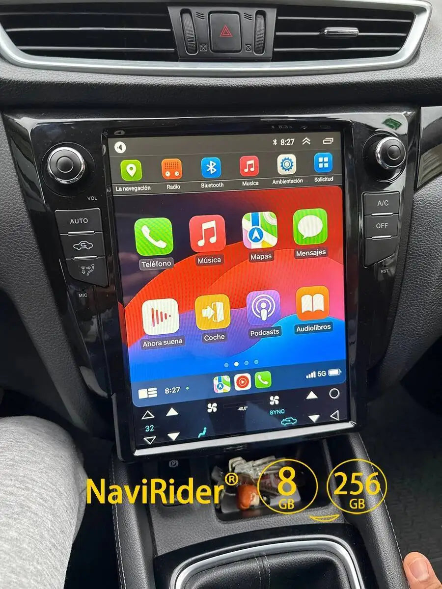 DSP Carplay Vertical Screen For Nissan X-Trail Xtrail X Trail T32 Qashqai J11 2012 - 2025 Navi 12.1" Android 15 Car Radio Stereo