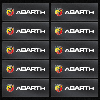 3D Metal Car Interior Dekoration Stickers Badges Auto Styling Decals For Abbas Abarth Punto 124/125/500 Stilo Ducato Car