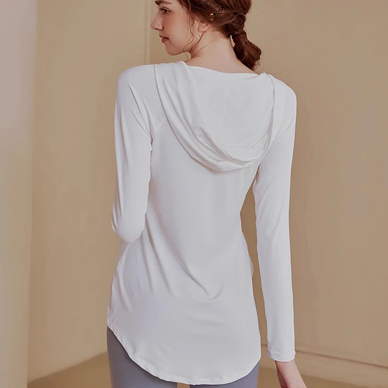 Women's Sports Wear For Fitness Running Jogging Seamless Long Sleeve Gym Woman Sport Shirt Yoga Top Female Workout Tops T-shirt - The world bestselling 