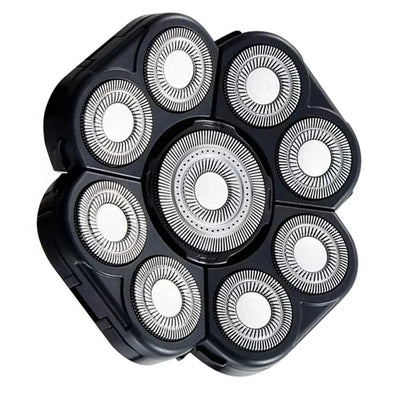 Universa 7 Heads Shaver Replacement Head for Head Shaver, and many Brands 8 & 6 & 5 Blades 9D Replacement Shaver