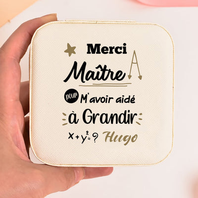 Thank You Mistress for This Great Year Jewelry Organizer Teacher's Day Gift for Her Garland Alphabet Jewelry Box Thanks teacher