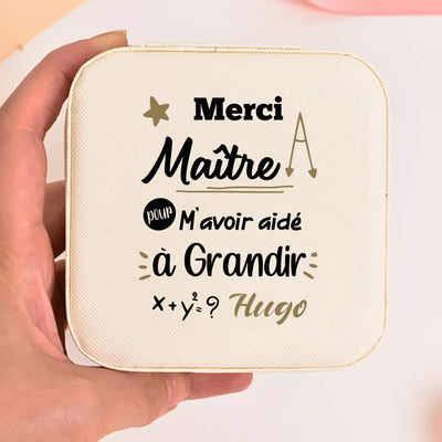 Thank You Mistress for This Great Year Jewelry Organizer Teacher's Day Gift for Her Garland Alphabet Jewelry Box Thanks teacher