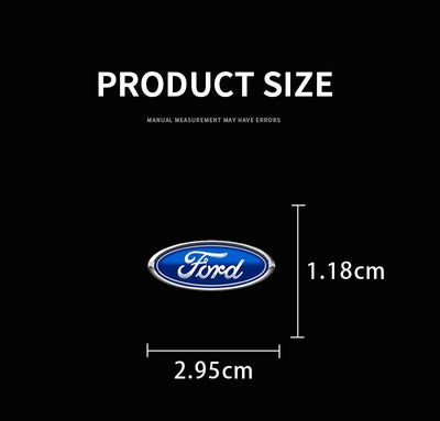 Car Logo Door Handle Sticker Auto One-click Start Button Decal For Ford Kuga Focus Fiesta Ecosport Mondeo Fusion Transit Pendant