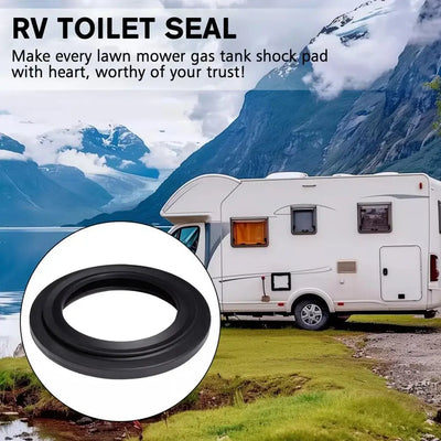 2Pcs For Thetford Cassette Toilet Rubber Seal Compatible with Models RV Sewage System Gasket Leak Proof Odor RV Accessories