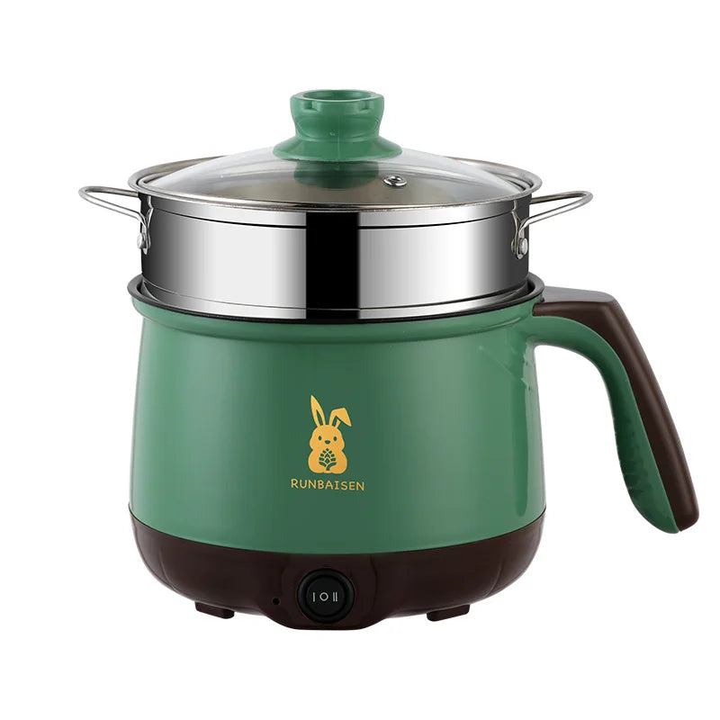 Mini Electric Multi Cookers Single/Double Layer Pot 1-2 People Household Non-stick Pan Hot Pot Rice Cooker Cooking Appliances
