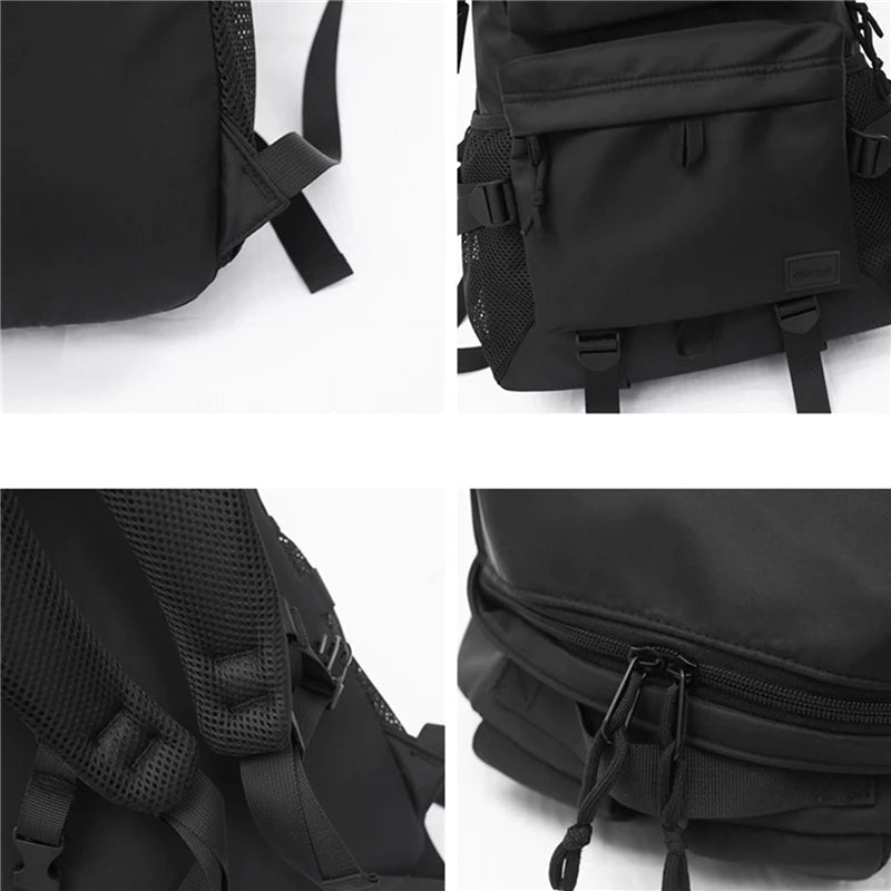 New Backpack Black Anti Theft Splashproof Fashion Bag For Teens Travel  Multifunctional Men Knapsack Outdoor Teenage Mochila