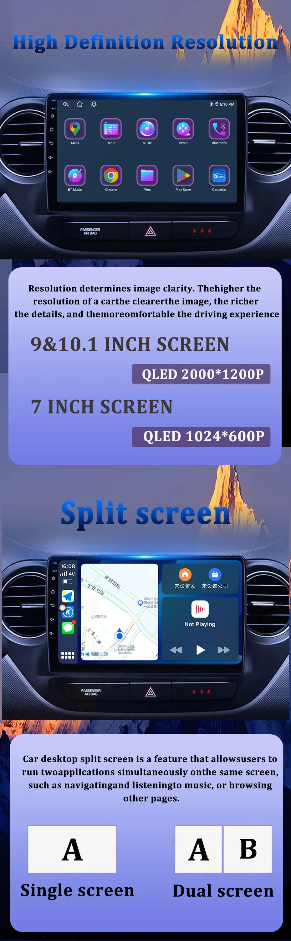 Android Auto Carplay For Citroen C2 C3 2001 2003 - 2010 Car Radio Multimedia Video Player WiFi GPS Navigation DSP Stereo