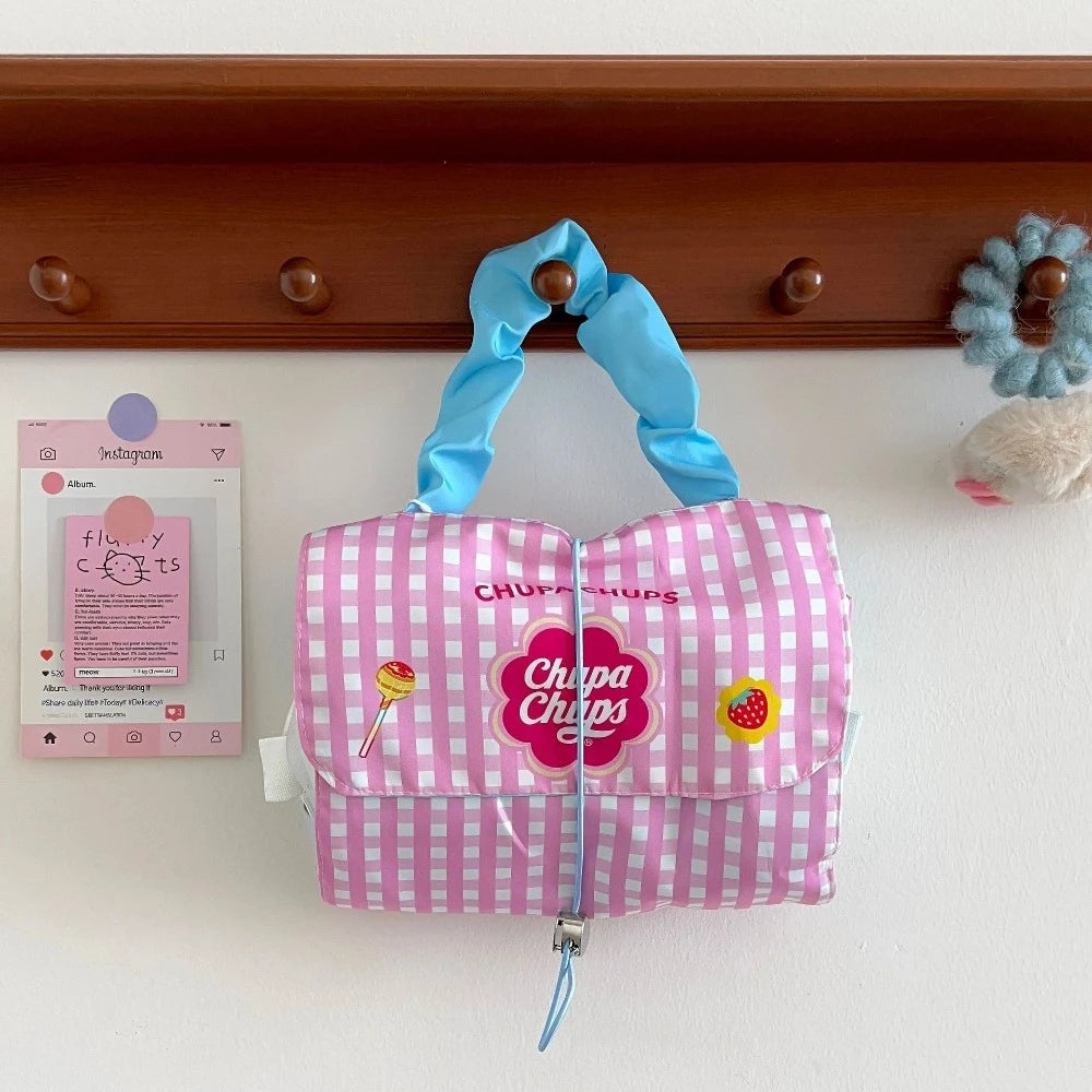 Ladies' Detachable Makeup Bag Women's Three in One Portable Folding Storage Handbag