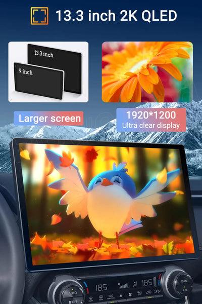 13.3 Inch Android 15 For Seat Leon 3 MK3 2012-2020  Car Radio 5G wifi Stereo Multimedia Player GPS Navigation 1920*1200