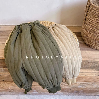 Children's Clothing From 2 To 7 Years Winter Kids Warm Cotton-Padded Trousers Baby Girls Thick Pants Toddler Boys Wear Clothes