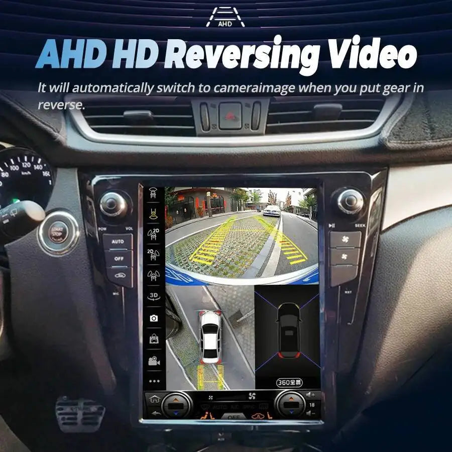 DSP Carplay Vertical Screen For Nissan X-Trail Xtrail X Trail T32 Qashqai J11 2012 - 2025 Navi 12.1" Android 15 Car Radio Stereo