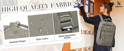 Girl's School Bag Laptop Backpacks Women's Commuter Nylon Informal Backpack, Casual Youth School Bookbag 2024 College Backpack