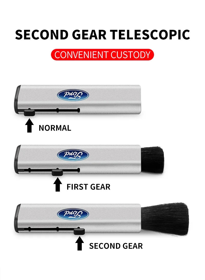 Car Telescopic Plastic Handle Wool Small Brush For Ford Focus mk2 mk3 Fiesta mk7 Ranger Mondeo mk4 S-MAX Kuga Mustang Auto Goods