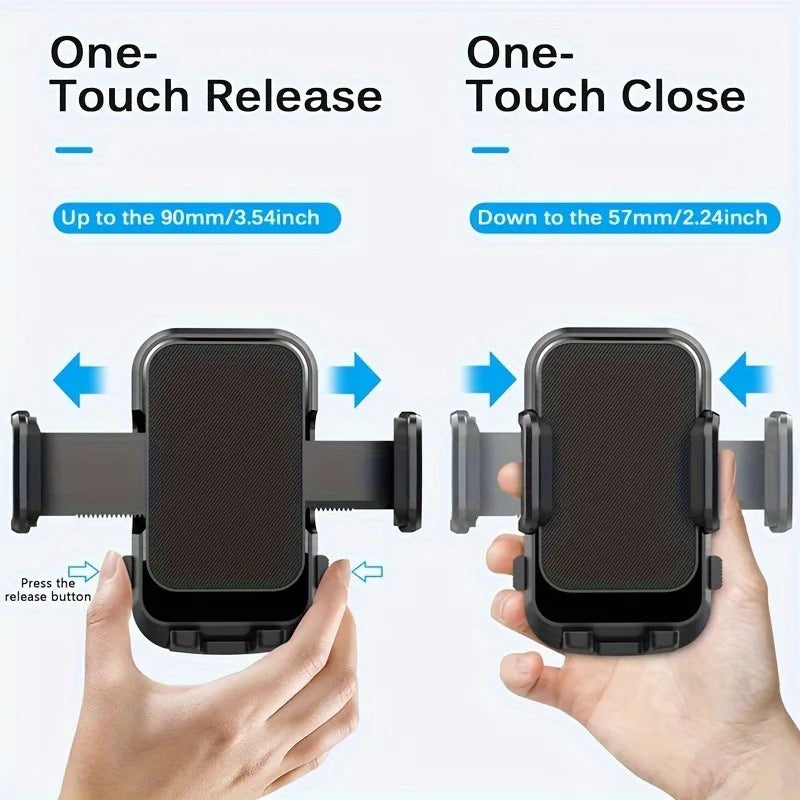 Car Phone Holder for Cars, Suction Cup Style Air Vent Navigation Bracket, Mounting Clip for Inside the Car