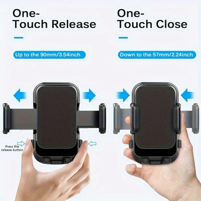 Car Phone Holder for Cars, Suction Cup Style Air Vent Navigation Bracket, Mounting Clip for Inside the Car