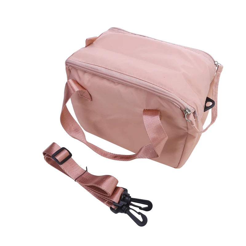 Fashionable New Large Capacity Lunch Bag Hand-held Lunch Box Bag Hand-held Diagonal Cross Insulated Bag Portable Lunch Bag