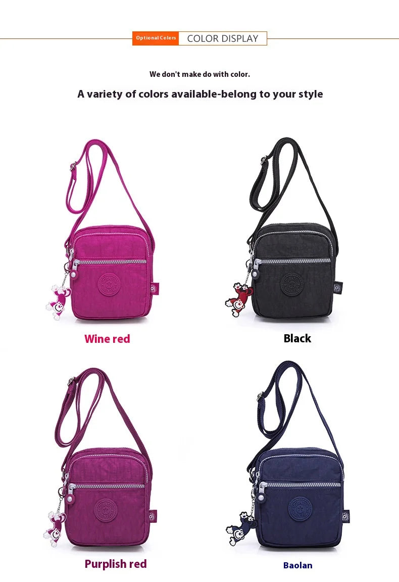 TEGAOTE High Quality Waterproof Men Women Shoulder Messenger Bag Cross Body Phone Purse Lightweight Blue Black Red Purple