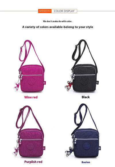 TEGAOTE High Quality Waterproof Men Women Shoulder Messenger Bag Cross Body Phone Purse Lightweight Blue Black Red Purple