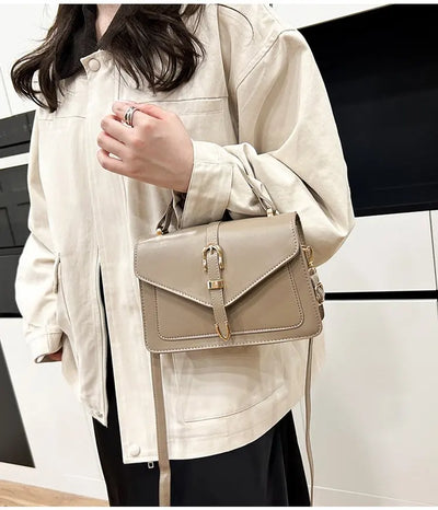 Top-Tier Ladies Hand Bags Crafted From Line-Printed Leather Boasting Trendy Lasting Lightweight Vintage Daily Style