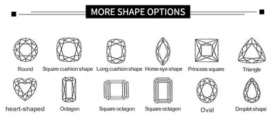 Luxury Full Moissanite Diamond Rings For Women Original 925 Sterling Silver Jewelry 18k Gold Plated Lady's Rings