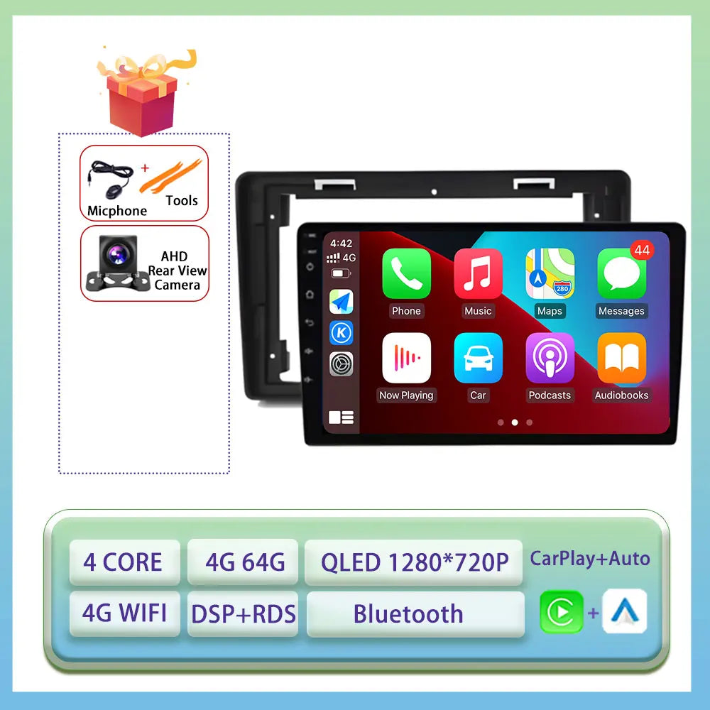 Android Auto Carplay For Citroen C2 C3 2001 2003 - 2010 Car Radio Multimedia Video Player WiFi GPS Navigation DSP Stereo